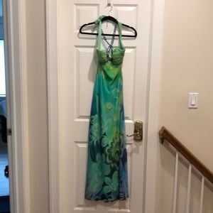 Party dress. Special style. Summery